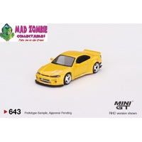 Mini GT 1/64 Nissan Silvia (S15) Rocket Bunny Bronze Yellow