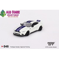 Mini GT 1/64 FORD MUSTANG GT LB-WORKS White