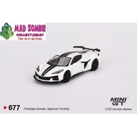 Mini GT 1/64 - Chevrolet Corvette Z06 2023 Arctic White