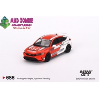 MINI GT 1/64 - Honda Civic Type R #1 2023 Pace Car Red