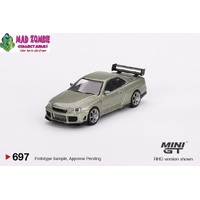 Mini GT 1/64 - Nissan Skyline GT-R (R34)Tommykaira R-z Millenium Jade