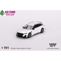 Mini GT 1/64 - Audi ABT RS6-R Glacier White Metallic