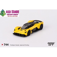 Mini GT 1/64 - Aston Martin Valkyrie  Sunburst  Yellow