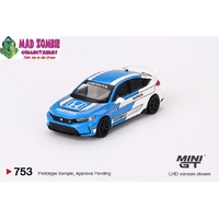 Mini GT 1:64 - Honda Civic Type R #3 2023 Pace Car Blue