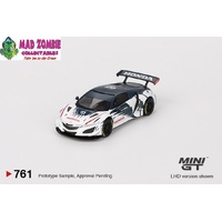 Mini GT 1/64 - Honda NSX GT3 EVO AlphaTauri Yuki Tsunoda 2023 Red Bull Formula Nurburgring