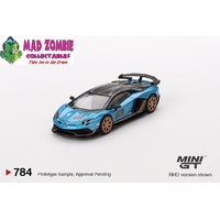 Mini GT 1/64 - Lamborghini Aventador SVJ 63 Blu Aegir