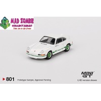 Mini GT 1/64 - Porsche 911 Carrera RS 2.7 Grand Prix White with Green Livery