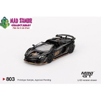Mini GT 1/64 - Lamborghini Aventador SVJ 63 Roadster Nero Aldebaran