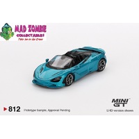 Mini GT 1/64 - McLaren 750S Spider Belize Blue