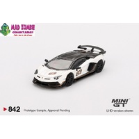 Mini GT 1/64 - Lamborghini Aventador SVJ 63  Bianco Asopo - PRE-ORDER
