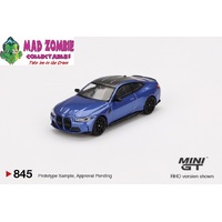 MINI GT 1/64 - BMW M4 Competition (G82) Portimao Blue