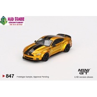 MINI GT 1/64 - LB-WORKS FORD MUSTANG LB Gold