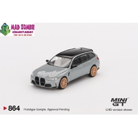 Mini GT 1/64 - BMW M3 Competition Touring  Brooklyn Grey - PRE-ORDER