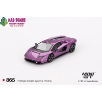 Mini GT 1/64 - Lamborghini Countach LPI 800-4 Viola 30th - PRE-ORDER