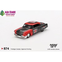 MINI GT x MIZU 1/64 - Lincoln Capri Hot Rod 1954 "Shadow Puppet" MINI GT x MIZU Diecast 2024 - PRE-ORDER