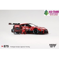 Mini GT 1/64 - Nissan GT-R NISMO #23 "MOTUL AUTECH GT-R 2021" SUPER GT SERIES Suzuka winner W/ Matsuda Figure Tsugio - Matsuda Collection No.2