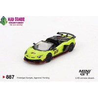 Mini GT 1/64 - Lamborghini Aventador SVJ 63 Roadster Verde Shock - PRE-ORDER
