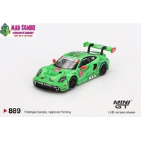 Mini GT 1/64 - Porsche 911 GT3 R #77 AO Racing 2024 IMSA Daytona 24 Hrs GTD Pro 2nd Place - PRE-ORDER