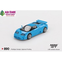 Mini GT 1/64 - Bugatti EB110 Super Sport  Blu  Bugatti - PRE-ORDER