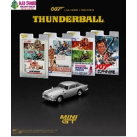 Mini GT 1/64 - Aston Martin DB5 “Thunderball” / English Blister Packaging