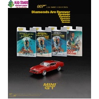 MINI GT 1/64 - Ford Mustang Mach 1 "Diamonds Are Forever" / English Blister Packaging - PRE-ORDER