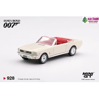 MINI GT 1/64 - Ford Mustang convertible 1964  “Goldfinger” / English Blister Packaging - PRE-ORDER
