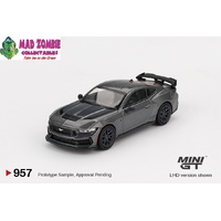 Mini GT 1/64 - Ford Mustang Dark Horse 2024 Carbonized Gray - (PRE-ORDER)
