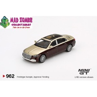Mini GT 1/64 - Mercedes-Maybach S680 Gold / Dark Red Metallic - (PRE-ORDER)