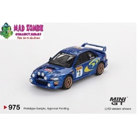 Mini GT 1/64 - Subaru Impreza WRC98 - #3, Mcrae/Grist - 3rd place, 1998 Rally Monte-Carlo - (PRE-ORDER)
