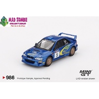 MINI GT 1/64 - Subaru Impreza WRC99 - #5, Richard Burns / Robert Reid - Winner, 1999 Rally Australia - Australia Market Exclusive - PRE-ORDER