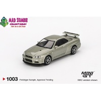 Mini GT 1/64 - Nissan Skyline GT-R (R34) V-Spec II Nür - Millenium Jade - (PRE-ORDER)