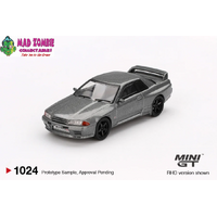 MINI GT 1/64 - Nissan Skyline GT-R (NISMO BNR32 CRS Version) Dark Metal Gray - PRE-ORDER