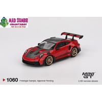 MINI GT 1/64 - Porsche 911 (992) GT3 RS Weissach Package Guards Red - PRE-ORDER