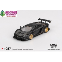 MINI GT 1/64 - LB★WORKS Lamborghini Aventador Limited Edition Matte Black (BLISTER PACKAGING) - PRE-ORDER