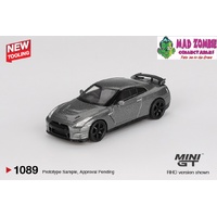 MINI GT 1/64 - NISSAN GT-R 2013 Dark Metal Gray (NISMO R35 CRS Version) - PRE-ORDER