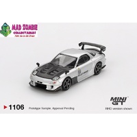 MINI GT 1/64 - Mazda RX-7 RE-Amemiya Silver Metallic - PRE-ORDER