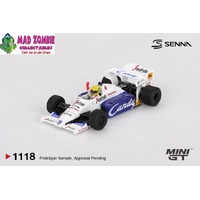 MINI GT 1/64 - Toleman TG184 #19 Ayrton Senna 1984 Monaco Grand Prix 2nd Place / (BLISTER PACKAGING) - PRE-ORDER
