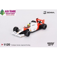 MINI GT 1/64 - McLaren MP4/6 #1 Ayrton Senna 1991 Japanese Grand Prix 2nd Place / (BLISTER PACKAGING) - PRE-ORDER