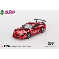 MINI GT 1/64 - Toyota Supra (A80) Top Secret GT-300 Top Secret Red Chrome - PRE-ORDER