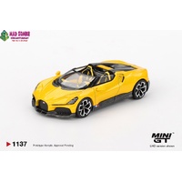 MINI GT 1/64 - Bugatti W16 Mistral Yellow - PRE-ORDER