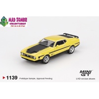 MINI GT 1/64 - Ford Mustang Mach1 Grabber Yellow - PRE-ORDER
