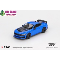 MINI GT 1/64 - Ford Mustang Dark Horse 2024 Grabber Blue - PRE-ORDER