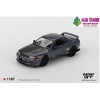 MINI GT 1/64 - Nissan Skyline GT-R Top Secret VR32 Stealth Grey - PRE-ORDER