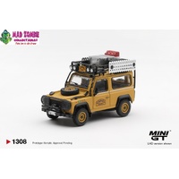MINI GT 1/64  - Land Rover Defender 90 1985 Camel Trophy Borneo Team Brazil - (PRE-ORDER)