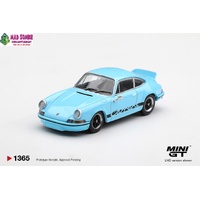 MINI GT 1/64  - Porsche 911 Carrera RS 2.7 Gulf Blue with Black Livery - (PRE-ORDER)