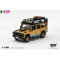 Mini GT 1/64 - Land Rover Defender 110 1998 Camel Trophy Tierra del Fuego CT.24 Italy - (PRE-ORDER)
