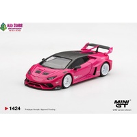 Mini GT 1/64 - LB★WORKS Lamborghini Huracán GT Ruby Purple - (PRE-ORDER)