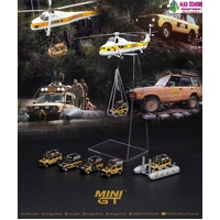 MINI GT 1/64  - Sikorsky S58T Helicopter 1985 Camel Trophy - (PRE-ORDER)