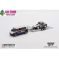 MINI GT 1/64 - Porsche 911 Dakar #718 / Volkswagen ID. Buzz Porsche Centrum Gelderland Roughroads Set - PRE-ORDER