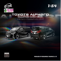 Model Model 1/64 - Toyota Alphard Customized Version Black - (PRE-ORDER)